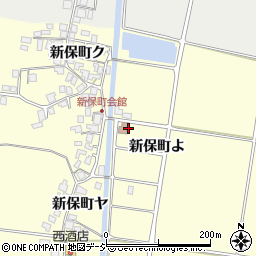 石川県羽咋市新保町よ周辺の地図