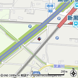 黒部市営新幹線駅第４駐車場周辺の地図