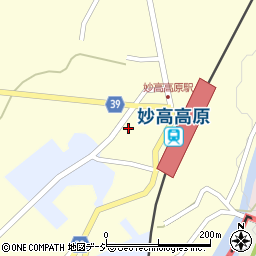 新潟県妙高市田口305-5周辺の地図
