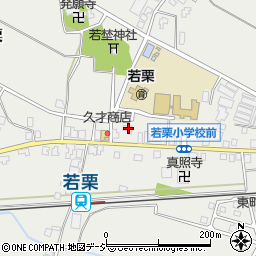 富山県黒部市若栗1322周辺の地図