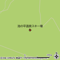 池の平温泉スキー場周辺の地図