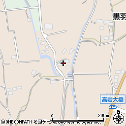 栃木県大田原市黒羽向町1105周辺の地図