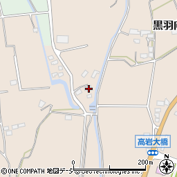 栃木県大田原市黒羽向町1104周辺の地図