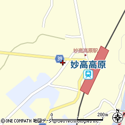 新潟県妙高市田口305-4周辺の地図