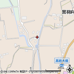 栃木県大田原市黒羽向町1106周辺の地図