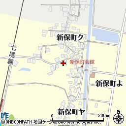 石川県羽咋市新保町ヤ57周辺の地図