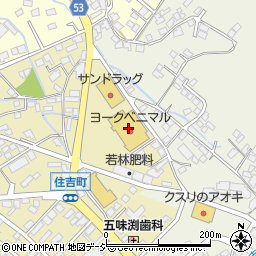 ヨークベニマル大田原住吉店周辺の地図