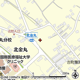 栃木県大田原市北金丸1852周辺の地図