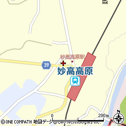 新潟県妙高市田口302周辺の地図