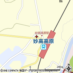 新潟県妙高市田口302周辺の地図