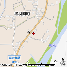 栃木県大田原市黒羽向町1145周辺の地図