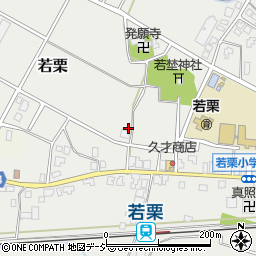 富山県黒部市若栗1288周辺の地図