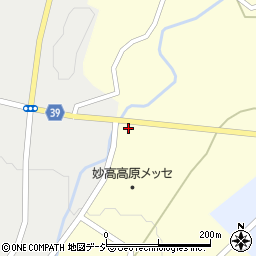 新潟県妙高市田口46周辺の地図