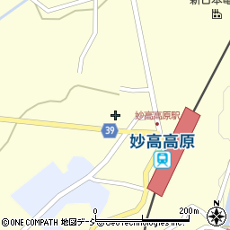 新潟県妙高市田口303周辺の地図