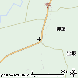 福島県東白川郡矢祭町宝坂中平周辺の地図