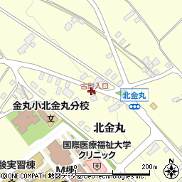 栃木県大田原市北金丸1856周辺の地図