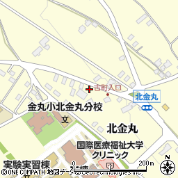 栃木県大田原市北金丸1857周辺の地図