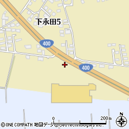 栃木県那須塩原市下永田5丁目1382周辺の地図