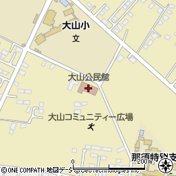 大山公民館周辺の地図