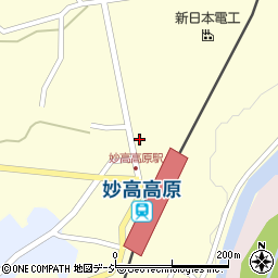 新潟県妙高市田口288周辺の地図