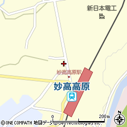 新潟県妙高市田口291周辺の地図