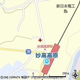 新潟県妙高市田口291-22周辺の地図