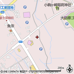 栃木県大田原市中田原724-5周辺の地図