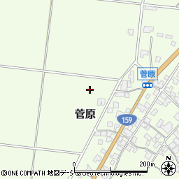 石川県羽咋郡宝達志水町菅原周辺の地図