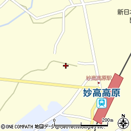 新潟県妙高市田口232周辺の地図