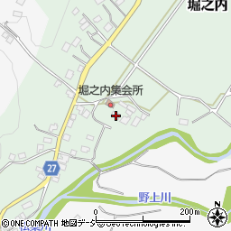 栃木県大田原市堀之内87周辺の地図