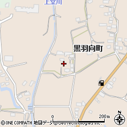 栃木県大田原市黒羽向町1123周辺の地図