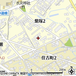 栃木県大田原市紫塚2丁目2576周辺の地図
