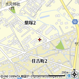 栃木県大田原市紫塚2丁目2575周辺の地図