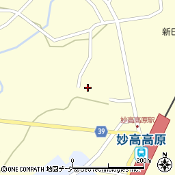 新潟県妙高市田口119周辺の地図