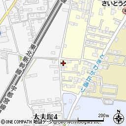 栃木県那須塩原市西幸町8-29周辺の地図