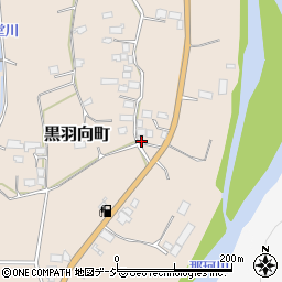 栃木県大田原市黒羽向町1180周辺の地図