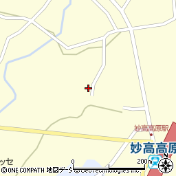 新潟県妙高市田口110周辺の地図