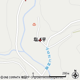 福島県東白川郡矢祭町内川塩ノ平周辺の地図