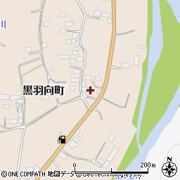 栃木県大田原市黒羽向町1179周辺の地図