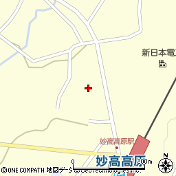 新潟県妙高市田口283周辺の地図