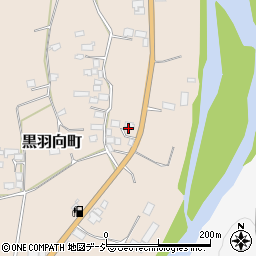 栃木県大田原市黒羽向町1182周辺の地図