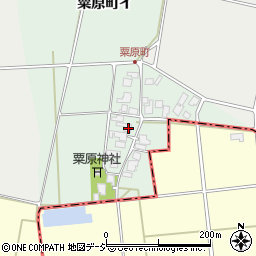 石川県羽咋市粟原町イ周辺の地図