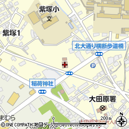 大田原税務署周辺の地図