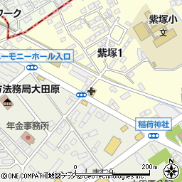 がってん寿司 大田原店周辺の地図