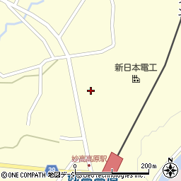 新潟県妙高市田口275周辺の地図