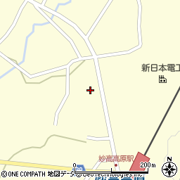 新潟県妙高市田口282周辺の地図