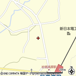 新潟県妙高市田口282周辺の地図