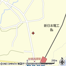 新潟県妙高市田口278周辺の地図