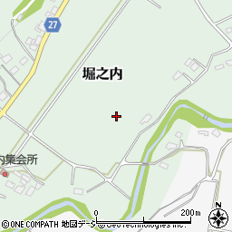 栃木県大田原市堀之内周辺の地図