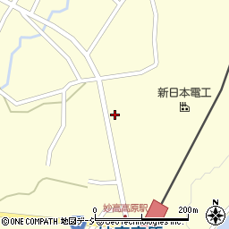 新潟県妙高市田口279周辺の地図